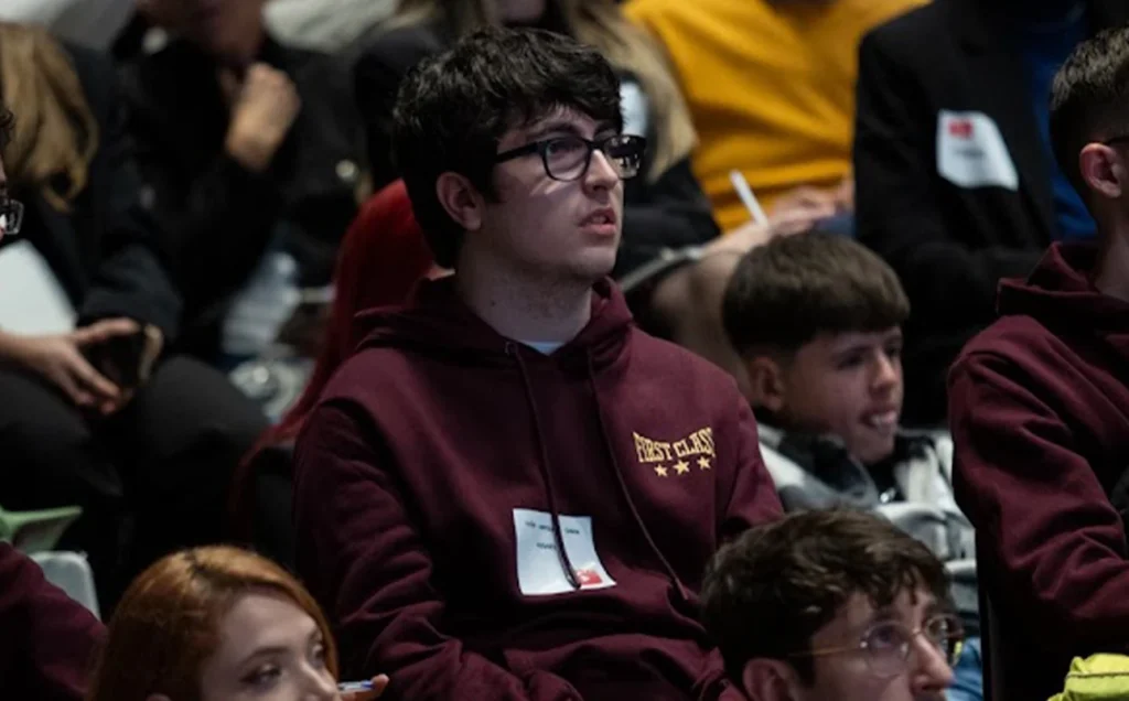 Iván Marquina en el evento de YouTube