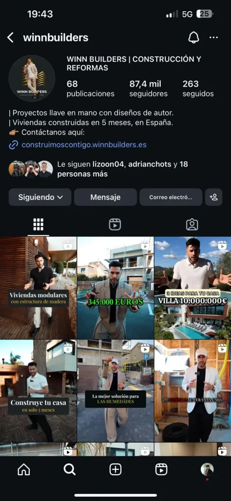 winnbuilders negocio tradicional que ha crecido en redes