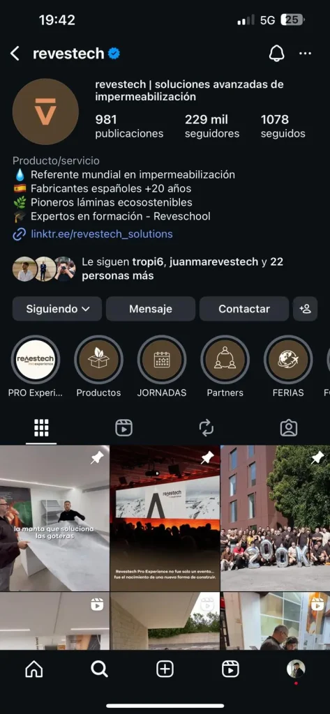 revestech, empresa tradicional que ha crecido en redes